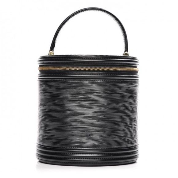 Louis Vuitton Epi Cannes Vanity Handbag Black Cosmetic Case - Picture 1 of 14